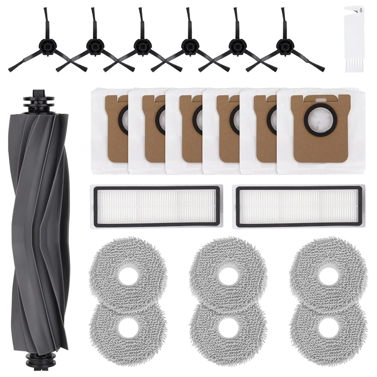 NEW LISTING~For L20 Ultra / L30 Ultra Robotic Vacuum Cleaner Spare Parts Main Side Brush HEPA Filters Mop Cloth Dust Bags