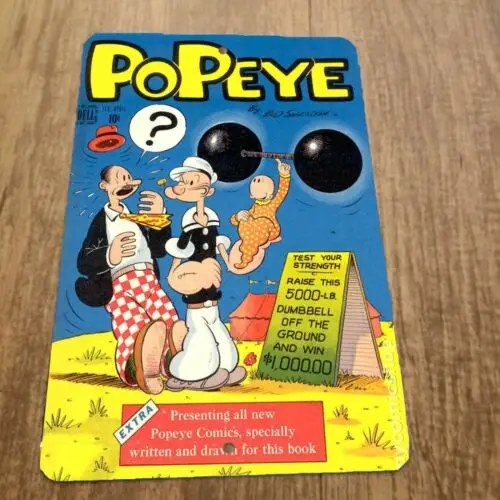 1 pcs,Popeye Comic Book Issue #1 Cover Art 8x12 Metal Wall Sign