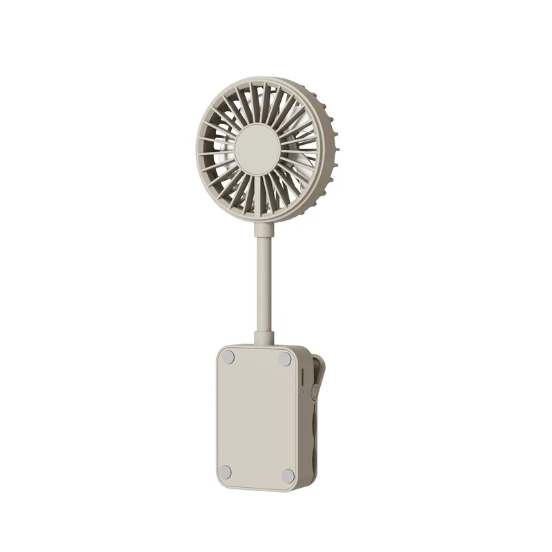 360° Adjustable Clip-on Fan USB Rechargeable Portable Mini Fan For Baby Stroller & Office