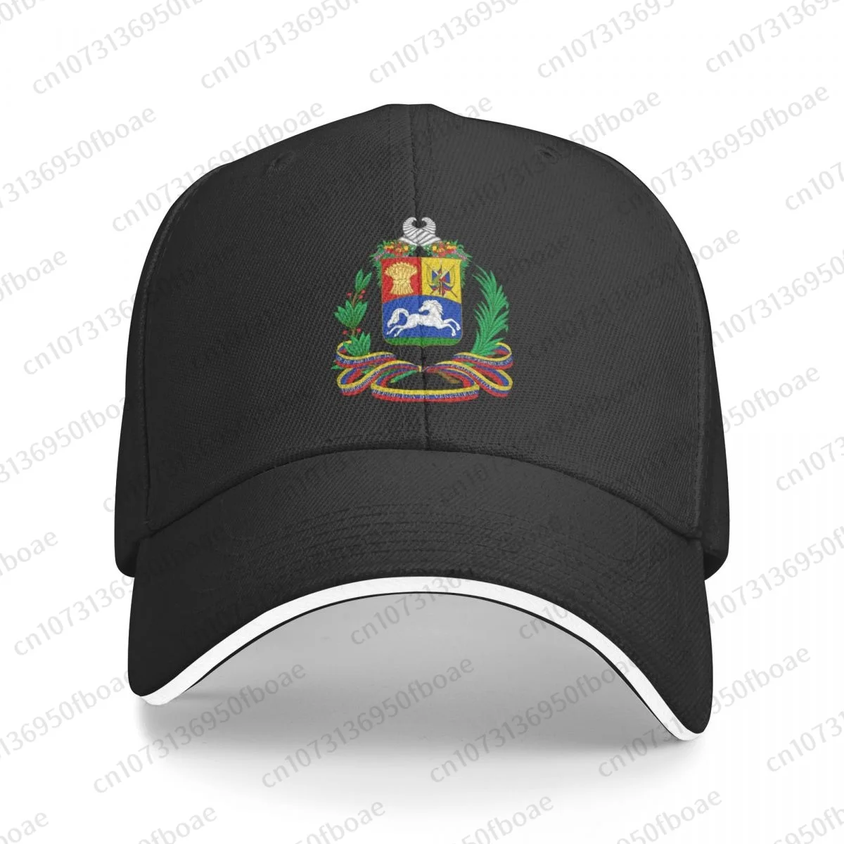 Punk Coat Of Arms Of Venezuela Baseball Caps Hip Hop Sandwich Cap Men Women Adjustable Outdoor Sport Hats