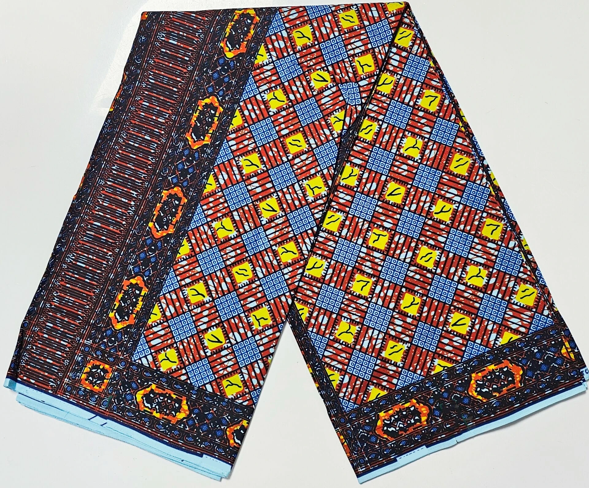 Latest High Quality African Wax Prints Fabric Guaranteed Veritable Real Wax Ankara Wax 6Yards 100% Cotton Loincolth NN806-1