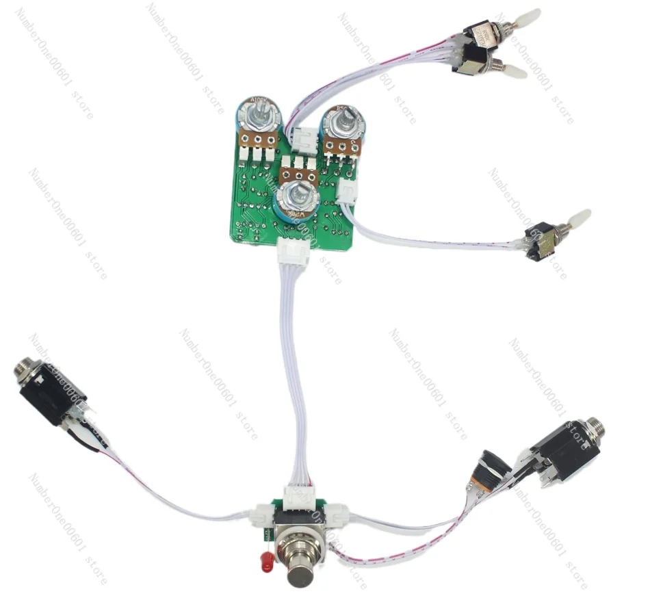 Guitarra elétrica Overdrive Circuit Board, Stompbox Sobrecarga, Aplicável ao Manual, TS808 TS9