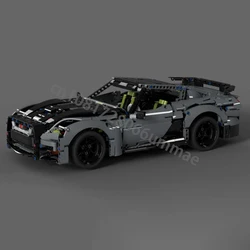 In Stock GT-R R35 Supercar Model Building Blocks DIY Racing Car Vehicle Sport Assemble Bricks Children Birthday Toy Gift 42156-B