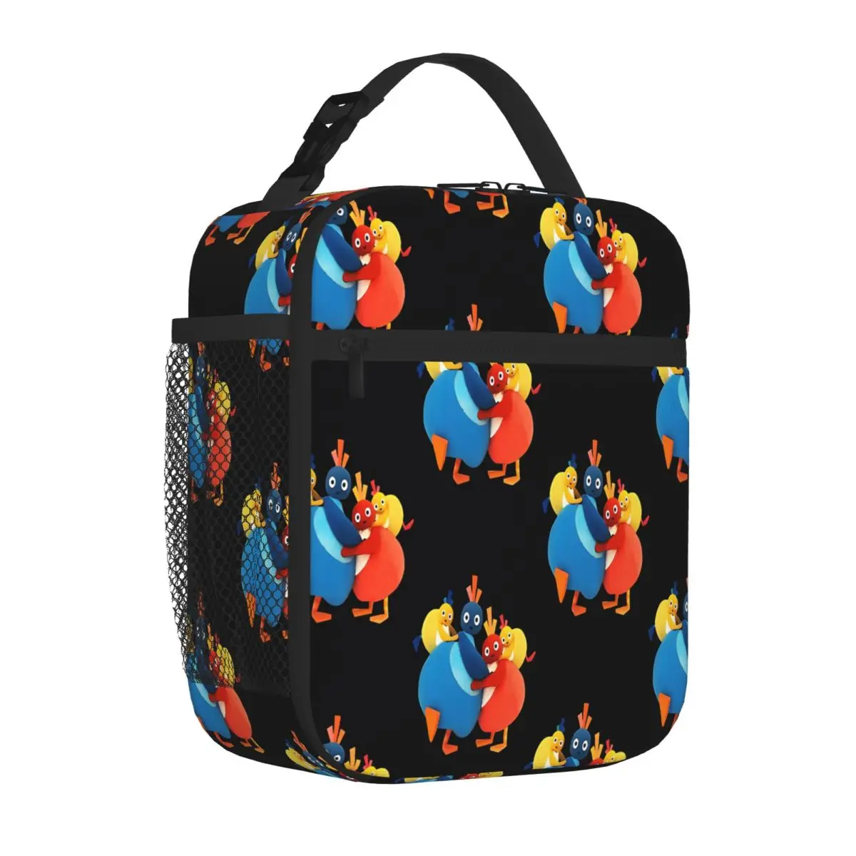 Bestselling Twirlywoos Cute Characters Single Layer Thermal Food Carrier Car Travel Reusable Lunch Bag