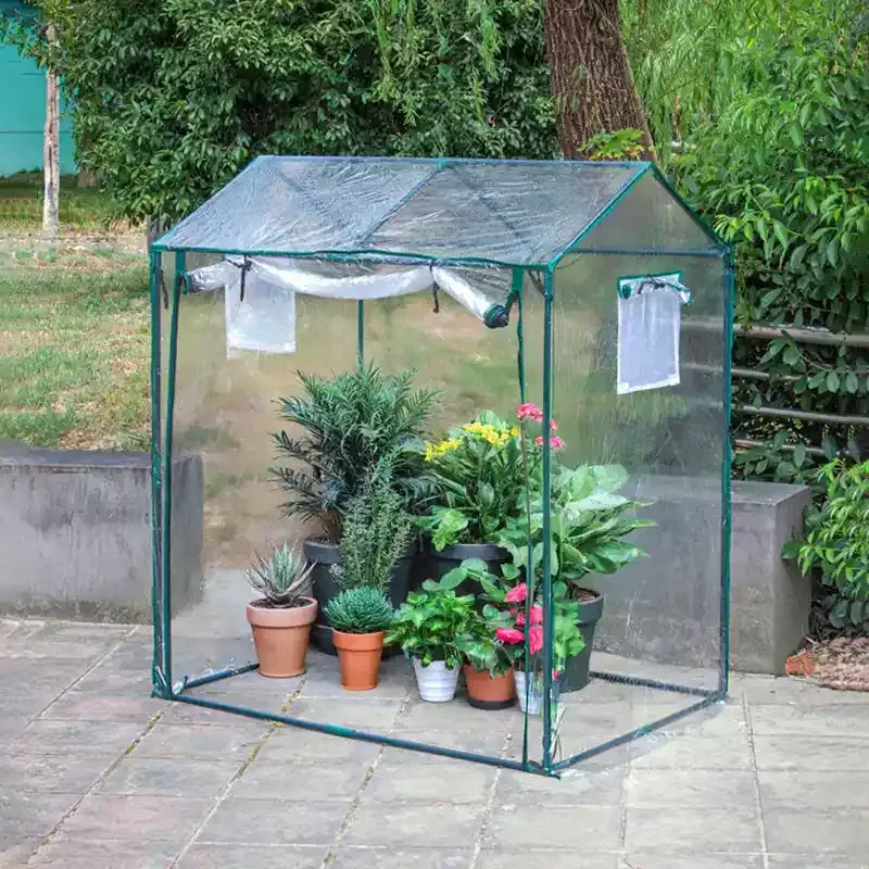 JMZ Mini Transparent Succulent Plant Cover – Plastic Moisturizing Insulation Pot Greenhouse for Balcony Use