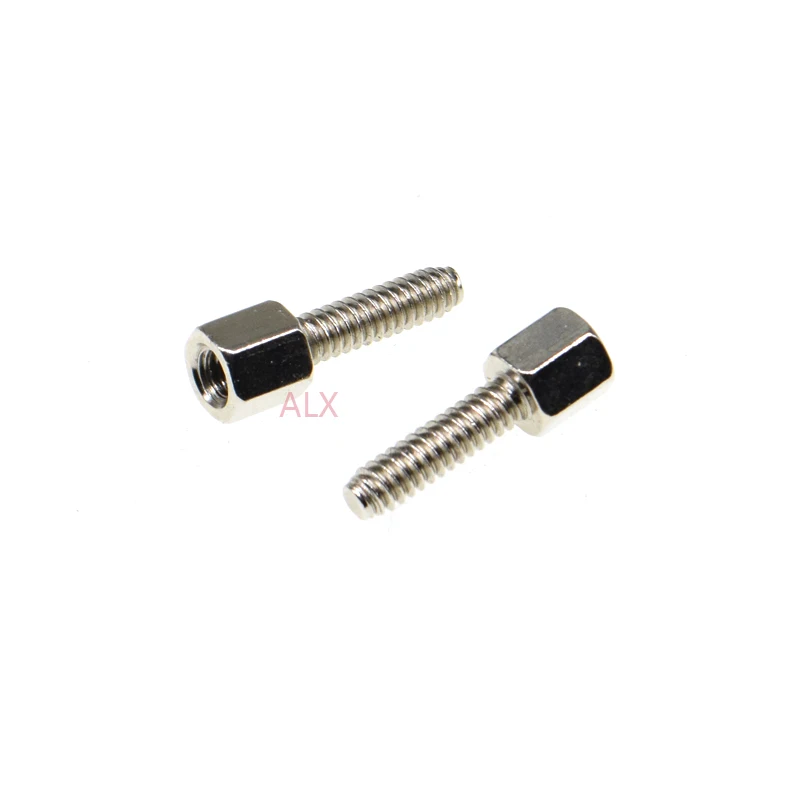 100SETS 5+10MM Hex head Spacing Screws with nut STANDOFF SPACER 5MM+10MM for D-Sub VGA DB9 DB15 DB25 RS232 COM serial connector