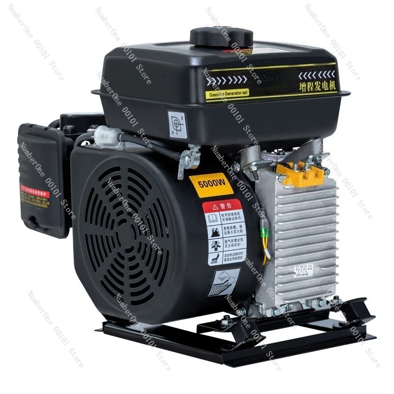 Electric vehicle range extender generator for three-wheel and four-wheel cars, automatic variable frequency battery  ran