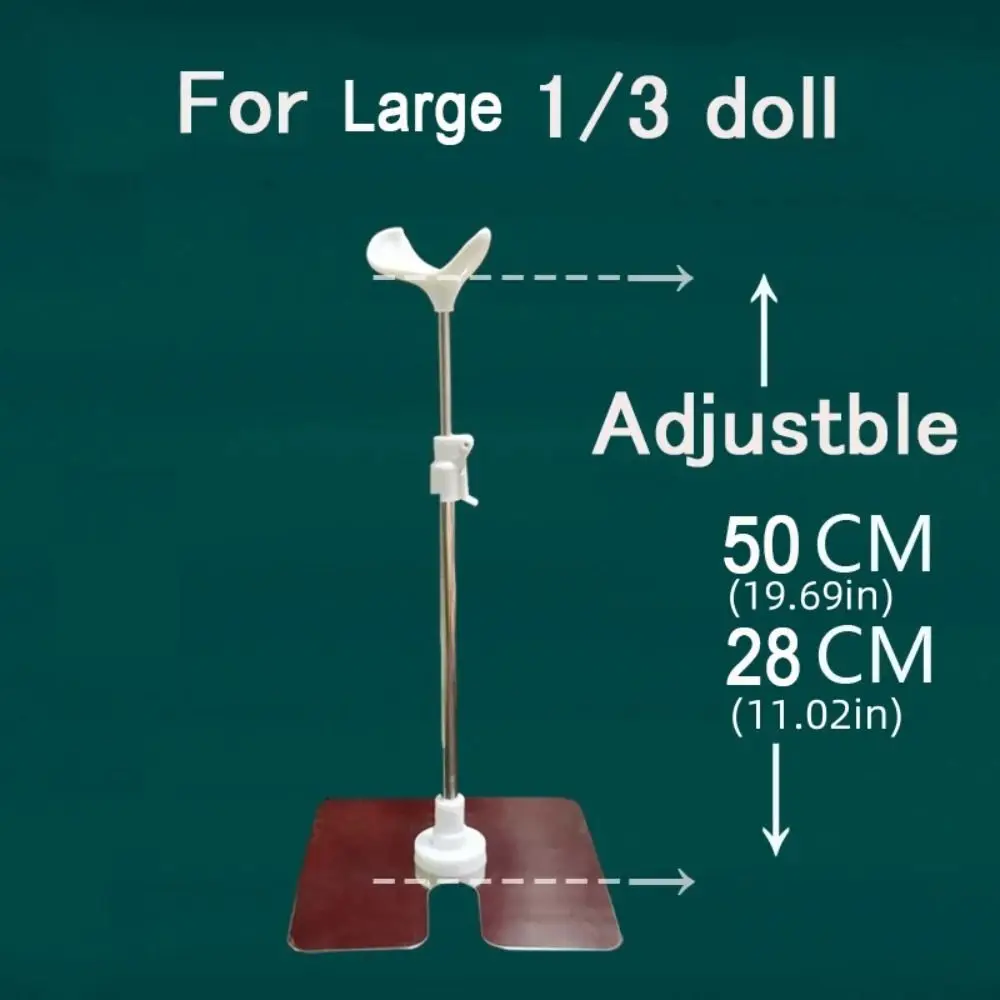

Stainless Steel Doll Display Stand 1/3 1/4 1/6 1/8 Adjustable Doll Bracket Support Metal Holder Hobbies Figure Models Holder