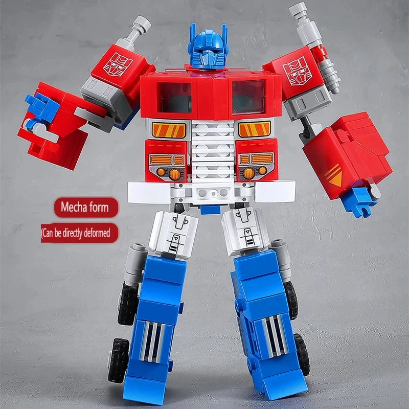 New 2 in 1 Deformation Robot Mecha Building Blocks Sets Bricks kit Transform Cars Birthday Toys Kids Children Gifts for Boys MOC