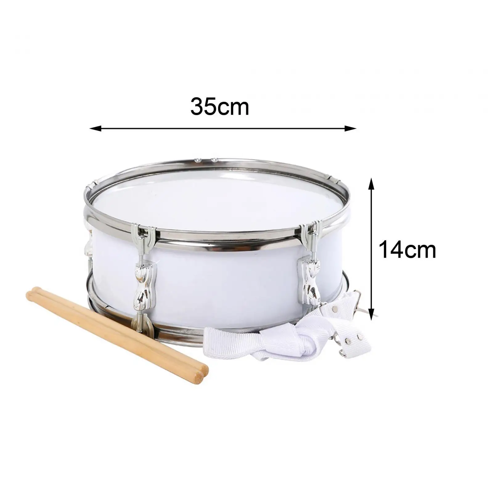 13inch Snare Drum Percussion Instrument for Teens Boys Girls