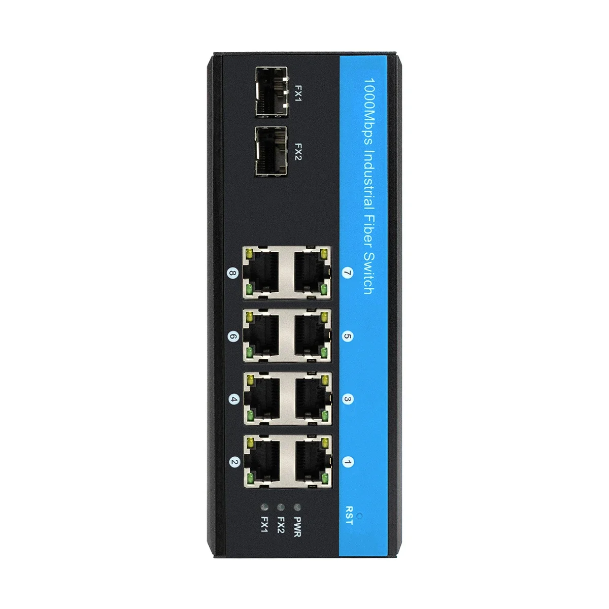 10 Port Gigabit Industrial Network Switch 10/100/1000m Ethernet Poe Fiber Switch