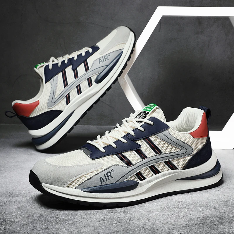 

2025 Spring/Autumn Men's Trendy Dad Shoes - Ultra Popular Mesh Breathable Thick-Sole Fashion Sneakers, Stylish & Versatile