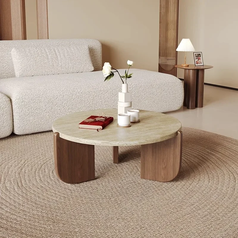 

Simple Aesthetic Coffee Table Decoration Design Fashion Light Luxry Side Table High Quality Unique Mesas Bajas Lounge Furniture