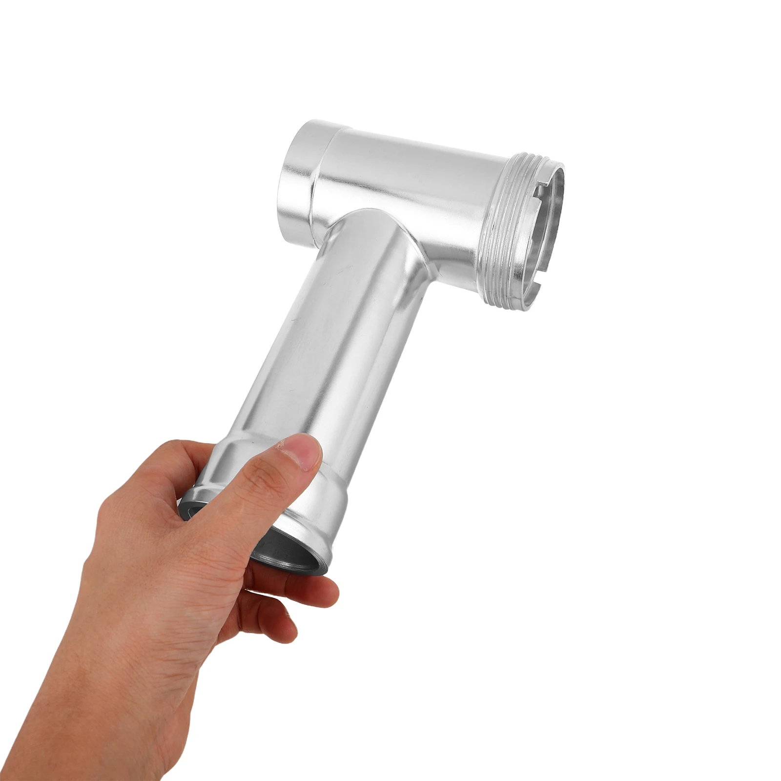 

Electric Meat Grinder Barrel Replacement 3 Way Aluminum Alloy Food Mincer Attachment Grinder Body Sausage Filler