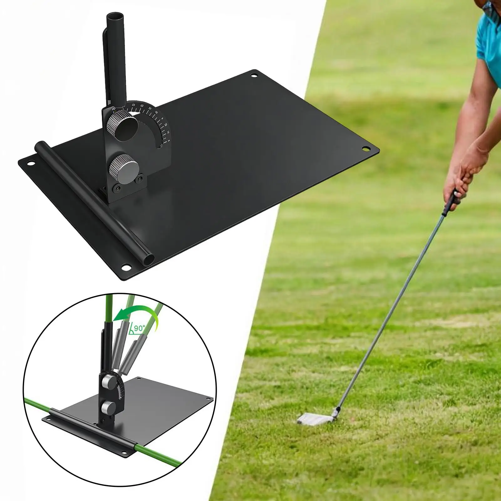 

Golf Alignment Stick Holder Golfing Accessory, Supplies, Gift Posture Correction, Training Equipment, Practice Golf Training Aid