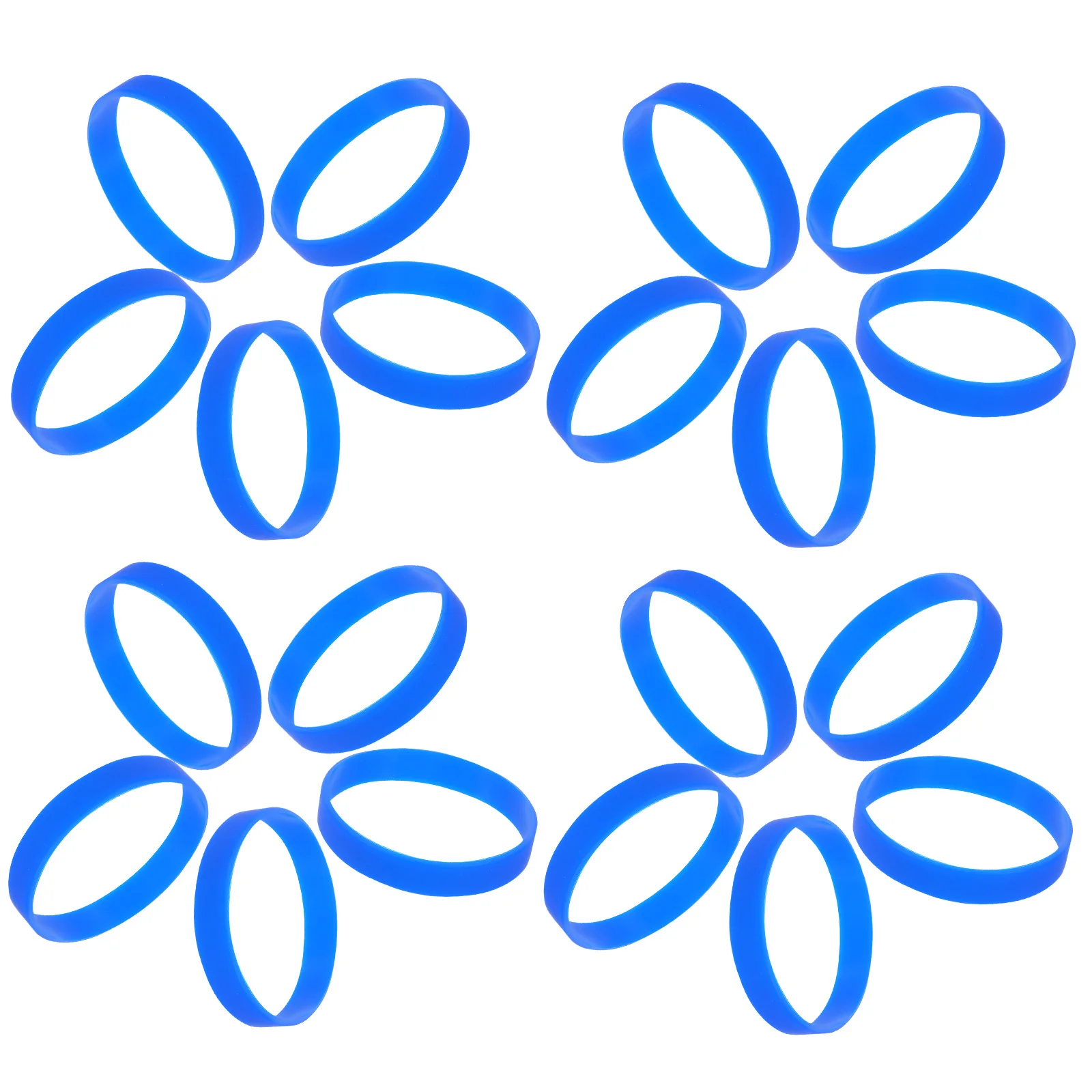 

25 Pcs Silicone Bracelet Wristband Kids Wristbands Bracelets for Men Elastic Silica