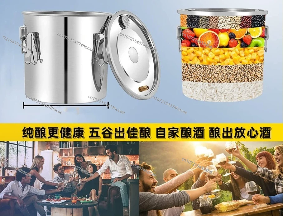 Stainless Steel Home Brewing Distiller for DIY Wine and Hydrosol Extraction
