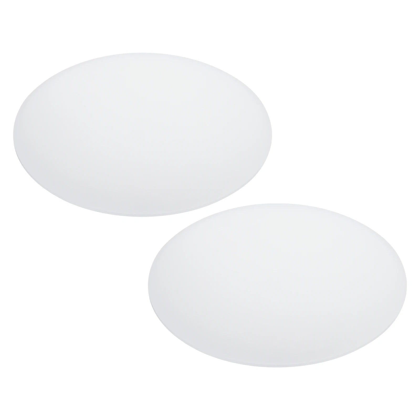 2Pcs Lampshade Diffuser 1.7mm Thick Round Diffuser Sheet for Drum Lampshades Pendants Light DIY Light Shield Translucent White