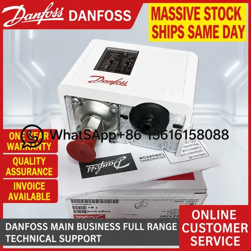 Danfoss KP5 Pressure Switch 060-5355 060-1171 Auto Reset 060-1173  060-5355 060-117966   Manual Reset Refrigeration Compressor