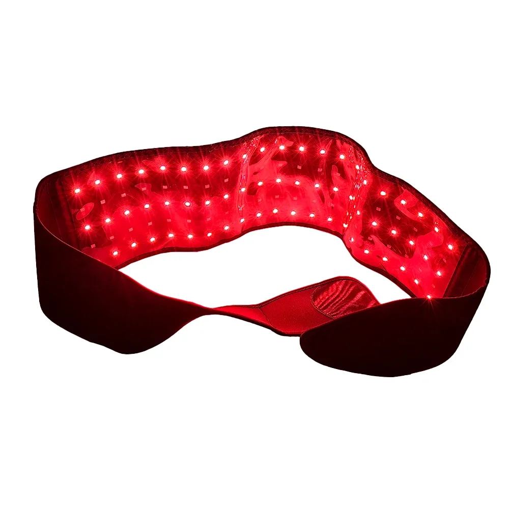 

Red ＆Infrared LED Light Therapy Belt 850nm 660nm Back Pain Relief Wrap Burn Fat Wrap Slimming Machine Waist Heat Pad Full Body