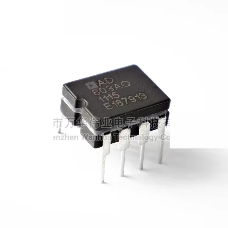 AD603AQ AD603 Direct plug-in DIP-8 Low-noise variable gain op amp (industrial grade) imported chip