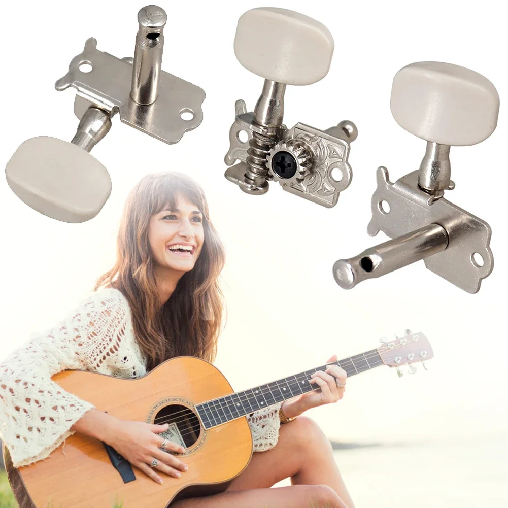 6-30Pcs Guitar String Tuning Pegs 3L 3R Guitar Knob Machine Heads Tuners Metal Guitar Tuning Keys Pegs for Guitar Replace Parts