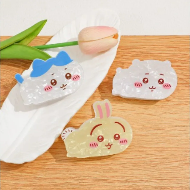 New cartoon hair clip with simple and multifunctional student side clip, sweet and cute girl bangs hair accessory