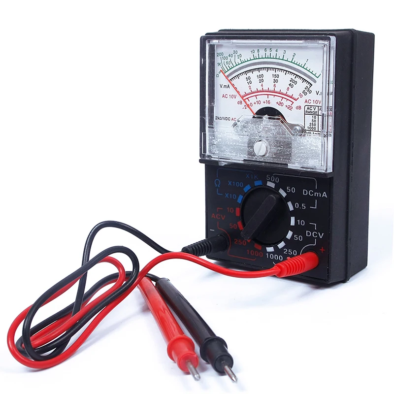 Free Shipping MF-110A Multimeter Portable Electric Analog Multitester Voltmeter Ammeter Voltage Current OHM Multi Meter Tester