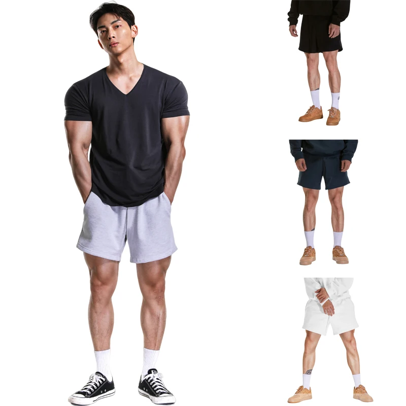 

Men's Quick Dry Fitness Shorts Summer Breathable Sports Running Gym Shorts Elastic Training Pants with Pockets Casual Sports