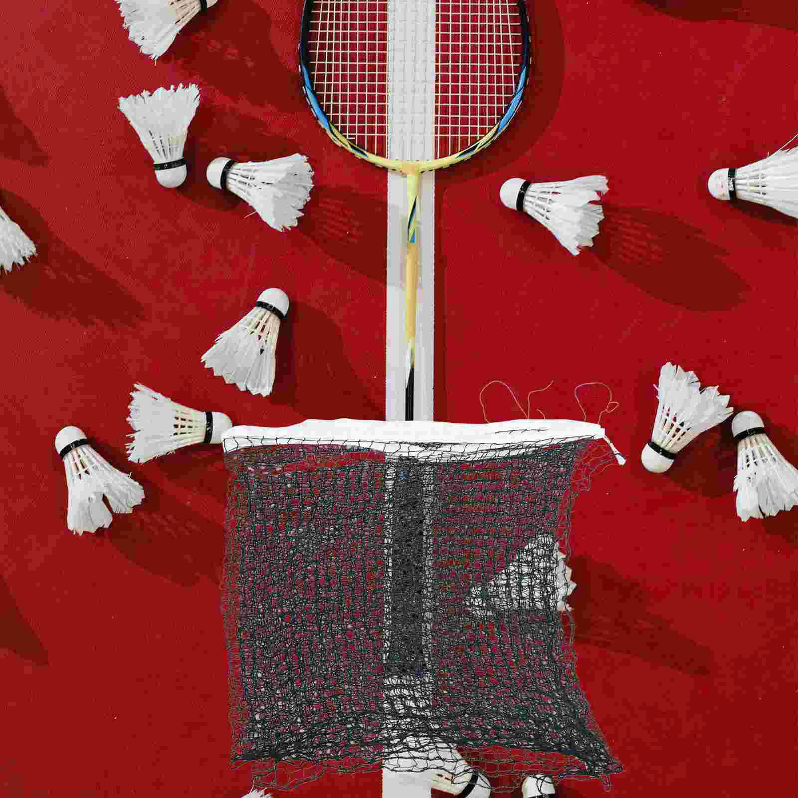 780 x62cm pólo luz ganchos badminton rede de náilon comum portátil vôlei ao ar livre