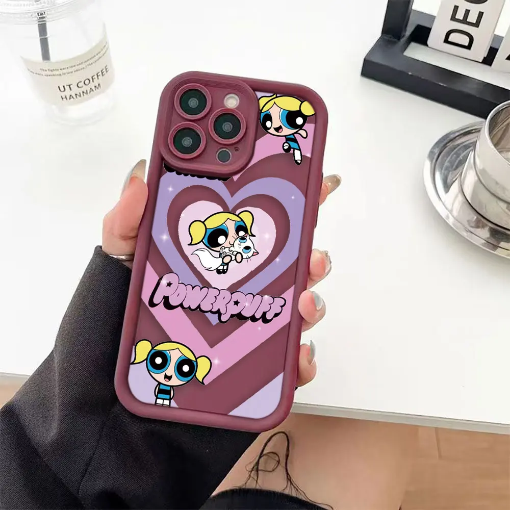 Anime The P-Powerpuff Girls Blossom Luxtury Phone Case For HONOR Y7A Y9 50 20 X95 X9 90 8X MAGIC 5 NOVA 9 Y70 Y70S SE PRO Case