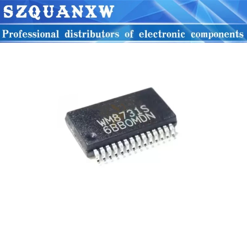 2PCS/LOTE WM8731SEDS WM8731S WM8731 sop-28 Chipset in stock 100% New and Original