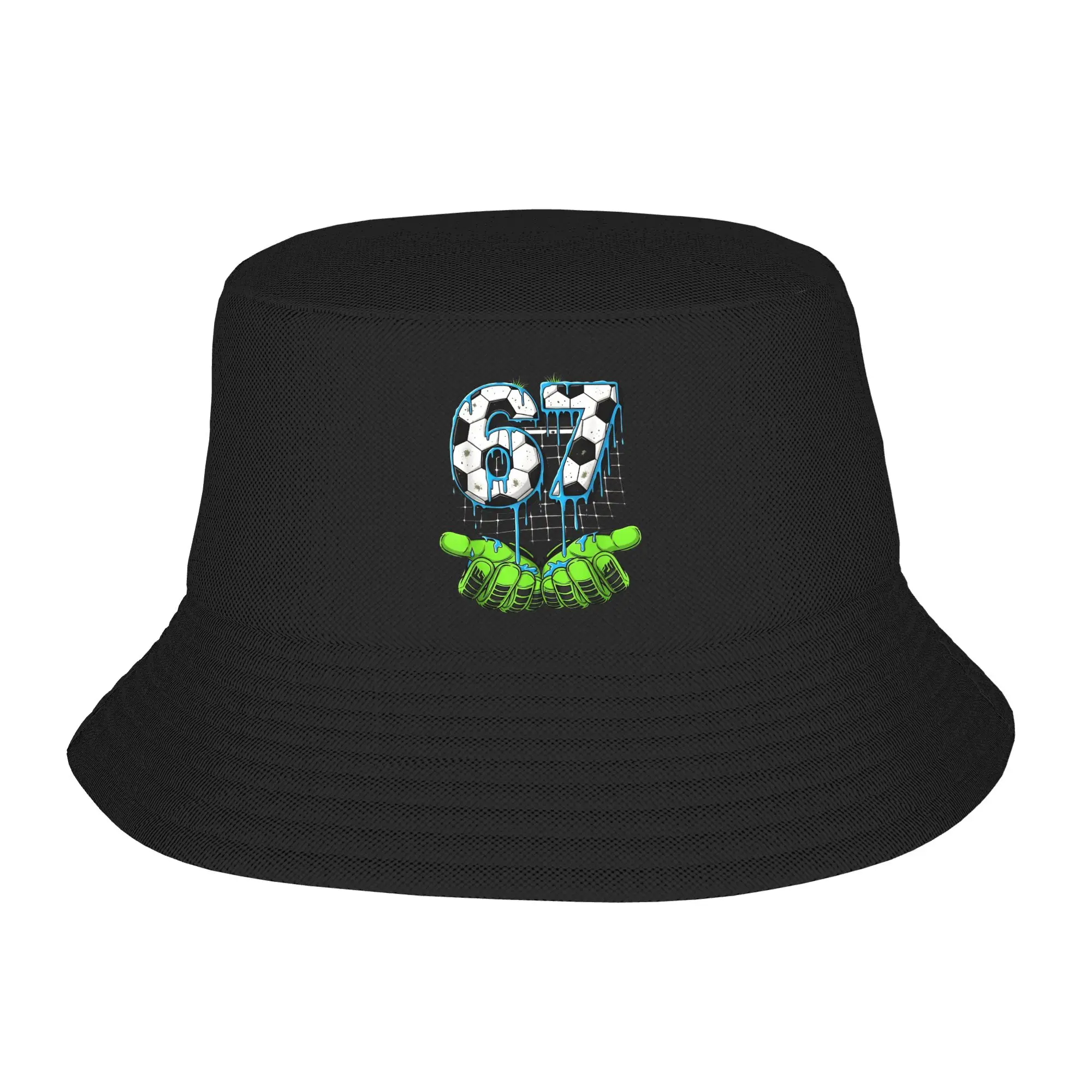 Vocation Getaway Headwear Soccer 67 Six Seven 6 7 Football Funny Meme Outfits Bucket Hats Cute Teen  Sun Hat