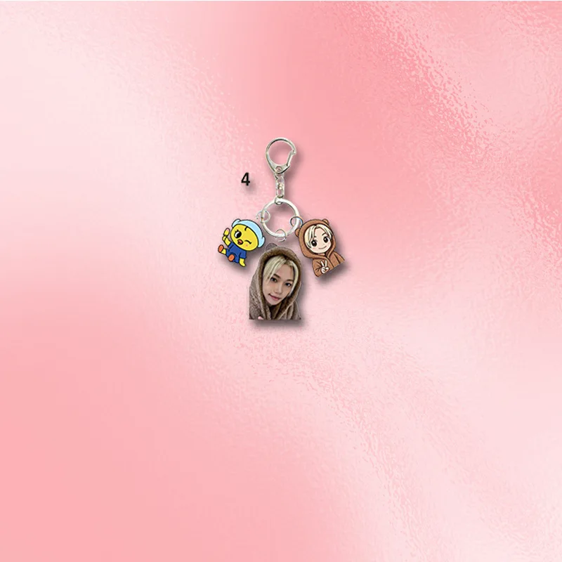 

Новый акриловый брелок с героями мультфильмов Stray Kids, аксессуары SKZOO Huang Xuanchen Li Longfu DOIT Han Zhicheng, кулон, сумка, брелок