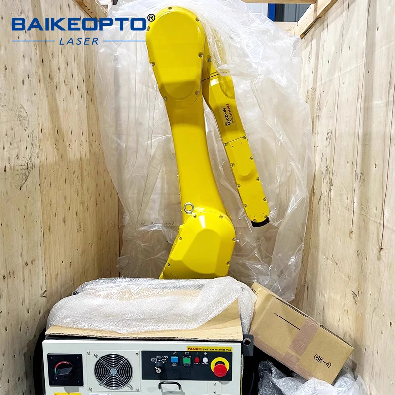 FANUC Robot BK-M100L-20ib Complex Curved Surfaces 100W CO2 3D Robot Laser Cutting Machine