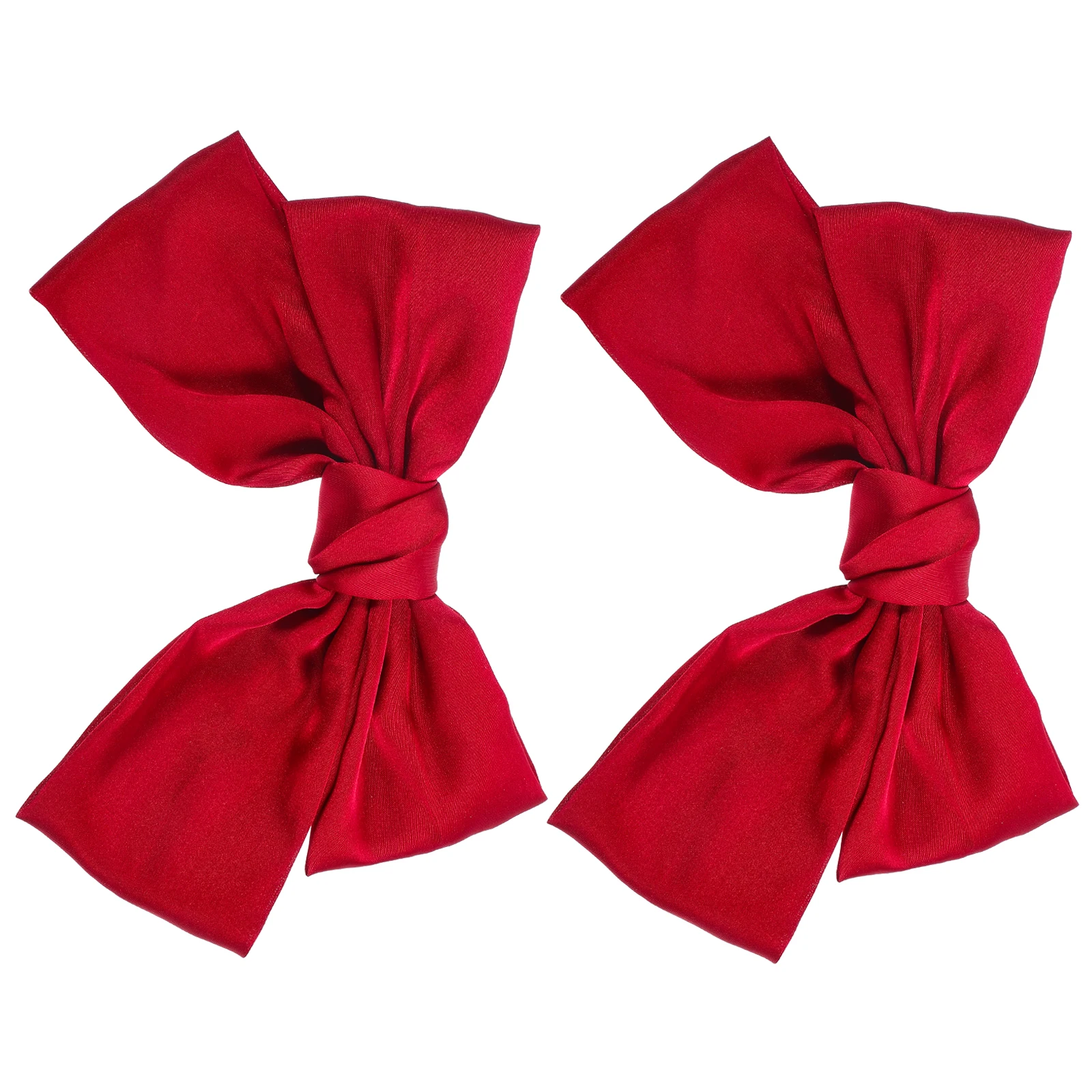

2Pcs Bow Hair Clip Stylish Bowknot Hairpin for Women Ladies Delicate Hair Accessories Big Bow Barrette Non Slip Hairpin Daily
