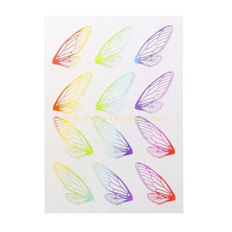 D46E Epoxy Resin Supplies for Butterfly Simulated Wings Resin Accessories Resin Filling Charms for Resin Jewelry Filler