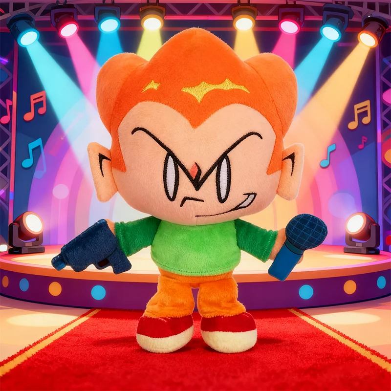 

26CM New Hot Anime FNF Nene Pico Darnell Plush Friday Night Funkin Moive Peripherial Collectibles Cotton Toy Festival Party Gift