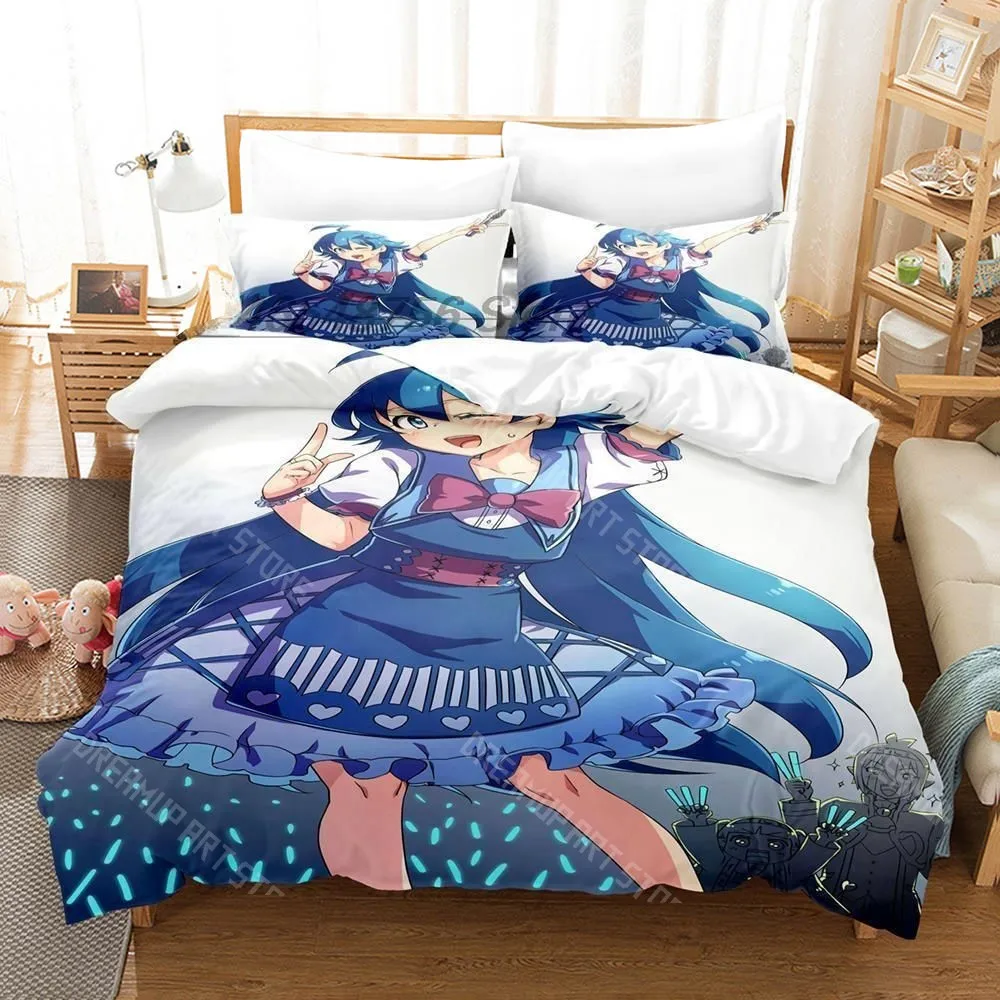 3D Printed Welcome to Demon School! Iruma-kun Bedding Set for Boys Girls Duvet Cover Twin Queen King Full Single Double Sizes