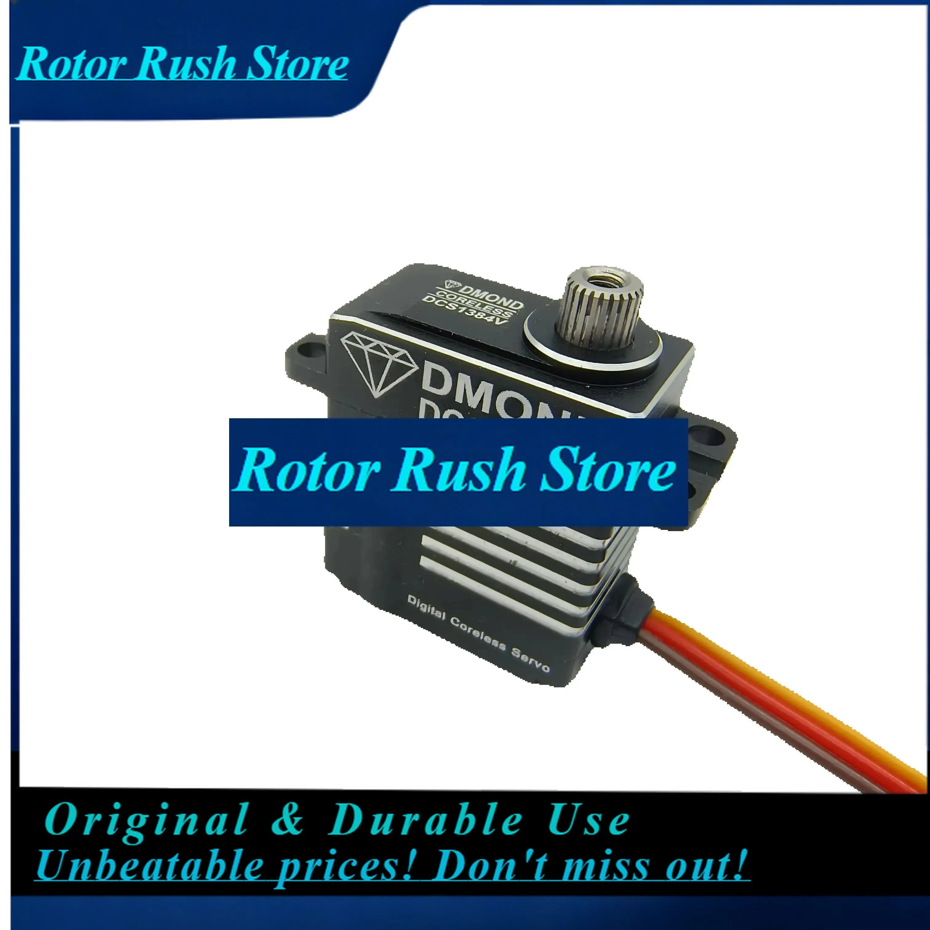 RoRuSDMOND DCS1384V 13kg 0.06sec 8.4V Metal Gear Digital Mini Coreless  For TRX4M 1/18 Scale RC Car Customized Product