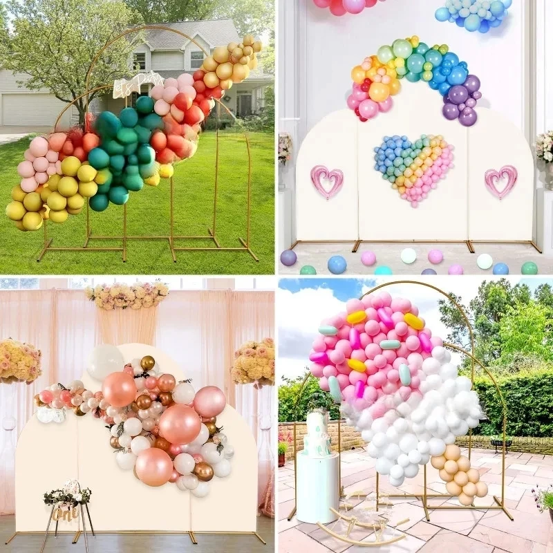 3PCS set Sector Wedding Arch Stands Cover,Wedding backdrop,Party Photography Decoration