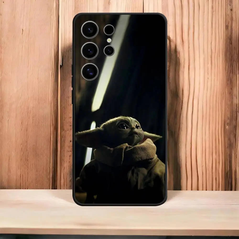Милый чехол с изображением малыша Y-Yoda для Samsung Galaxy S25 S23 S22 S21 S30 S20 S10 Ultra Plus FE, мягкий чехол из ТПУ