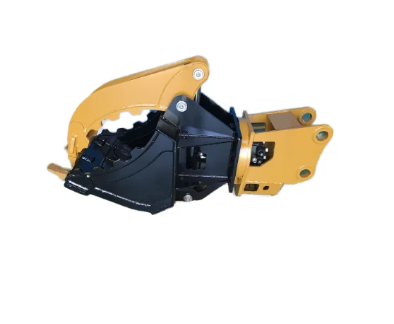 Excavator Hydraulic Thumb Bucket 360 Degree Rotating Hydraulic Thumb Rock Grab Bucket