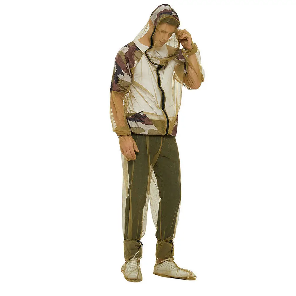 

Костюм для защиты от насекомых: летняя одежда для пчеловодства, охоты и садоводства, сетчатые брюки и перчатки