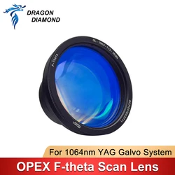 OPEX F-theta Scan Lens For 1064nm YAG Fiber Laser Galvo System 70X70 150X150 300X300 Scanner Field Fiber Focus Lens