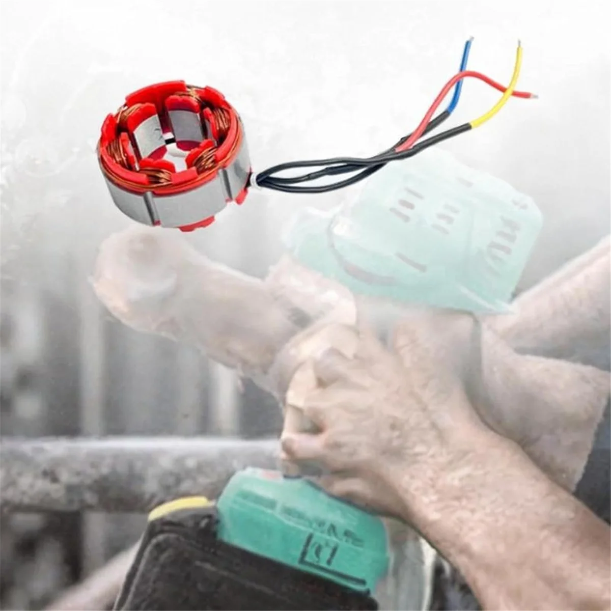 

ABNJ электрический гаечный ключ, плата управления катушкой ротора, двигатель маршрутного переключателя, высокая производительность для 2106, двигатель с гаечным ключом для гаража