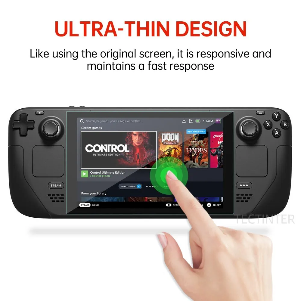 2 حزم حامي الشاشة لصمام البخار سطح السفينة وحدة التحكم 9H الزجاج المقسى المضادة للخدش طبقة حماية لملحقات سطح البخار