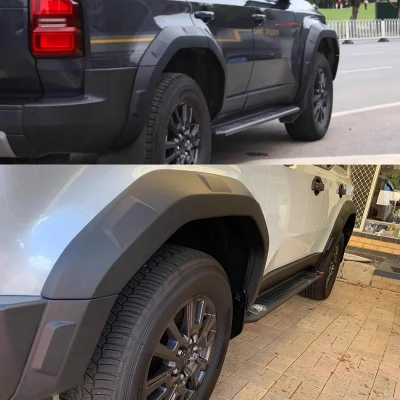 Fender Flares Wheel Arch Eyebrow Protector Mudguard 12pcs for Prado LC250 2024-2025 Exterior Accessories