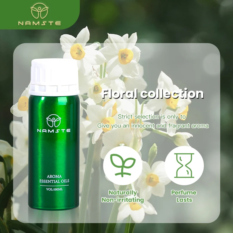 

TROVEZ&Namste Floral 100ML Essential Oils Diffuser Hotel Air Freshener Perfume Oil Advanced Alcohol-free Fragrance Essential Oil