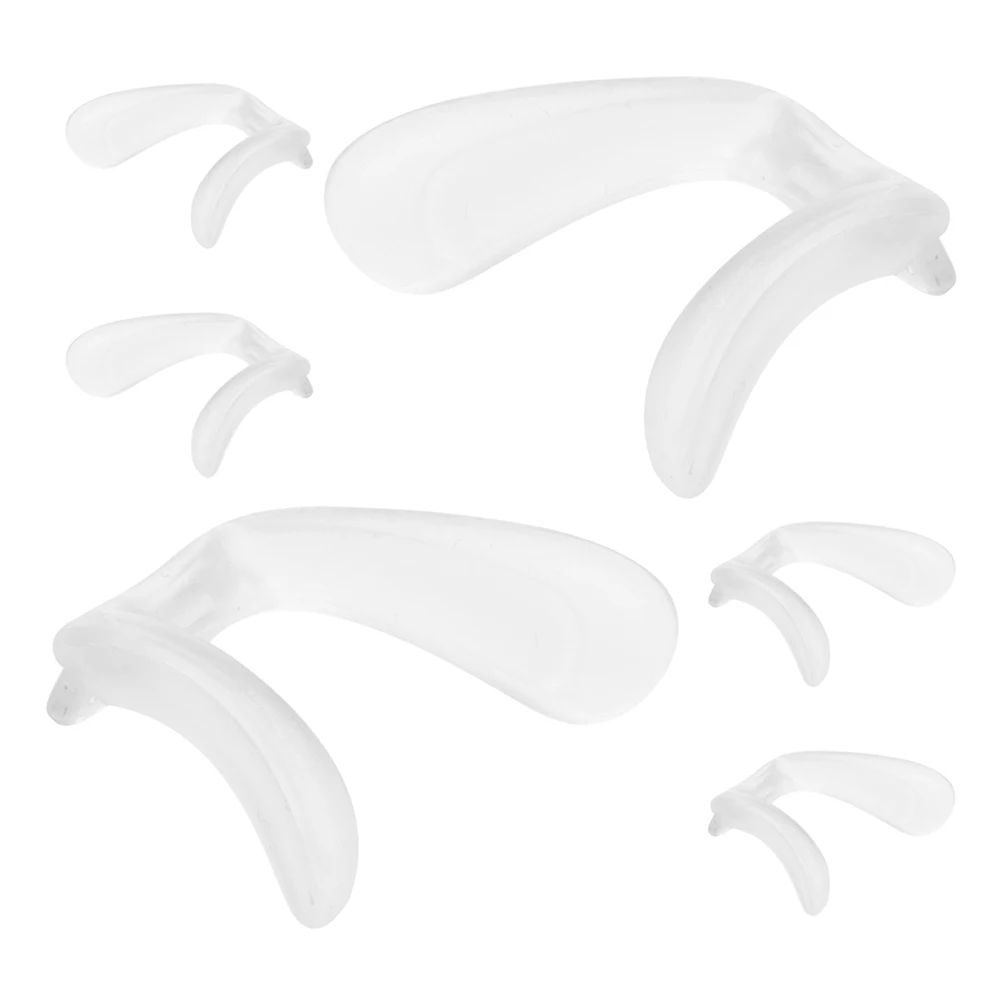 

6Pcs Eyeglass Nose Pads Transparent Soft Silicone Durable Non Slip Replacement Nose Bridge Pads for Glasses Kids Students